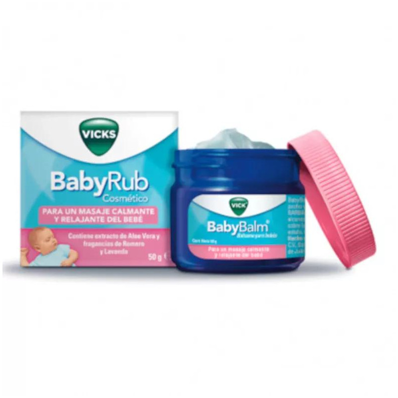 Vicks BabyRub Pomada Bebés 50 mg