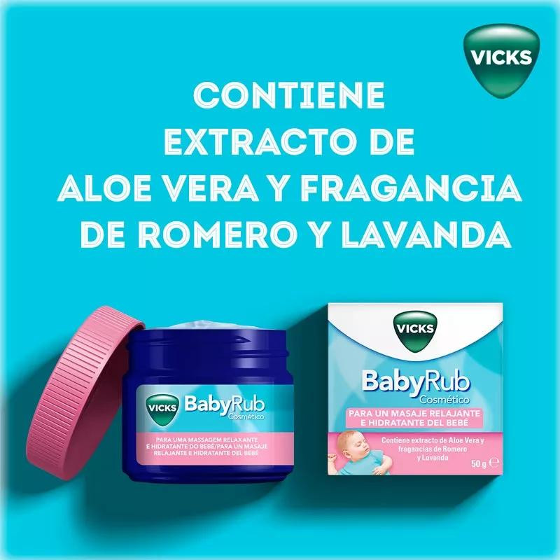 Vicks BabyRub Pomada Bebés 50 mg