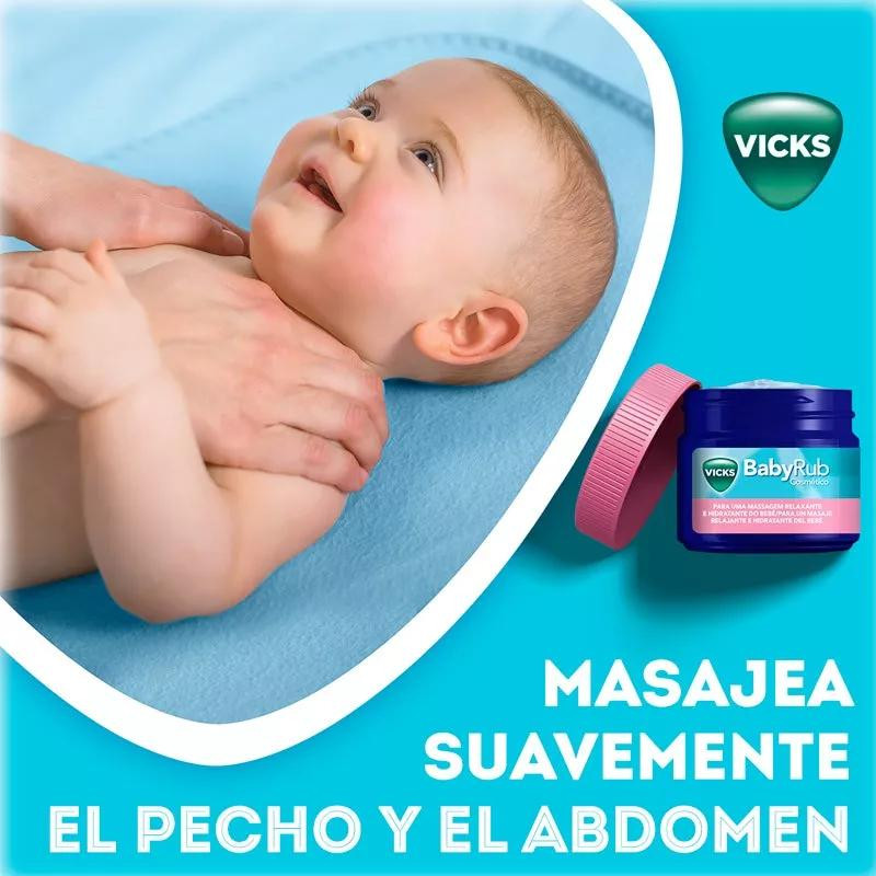 Vicks BabyRub Pomada Bebés 50 mg