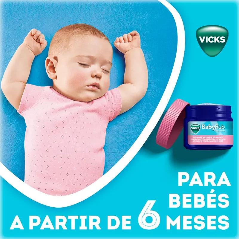 Vicks BabyRub Pomada Bebés 50 mg
