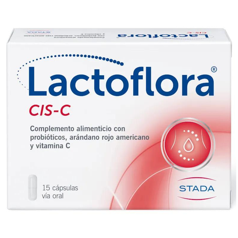 Lactoflora Ciscare Probiótico Arándano Rojo Bienestar Urinario 15 Cápsulas