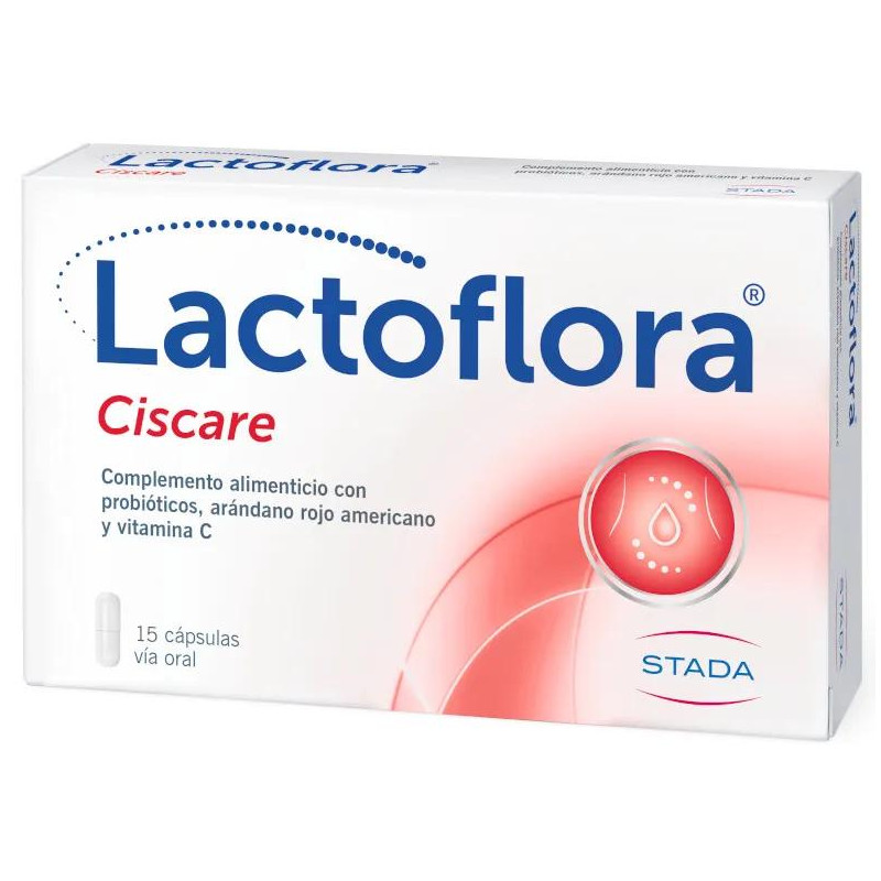 Lactoflora Ciscare Probiótico Arándano Rojo Bienestar Urinario 15 Cápsulas