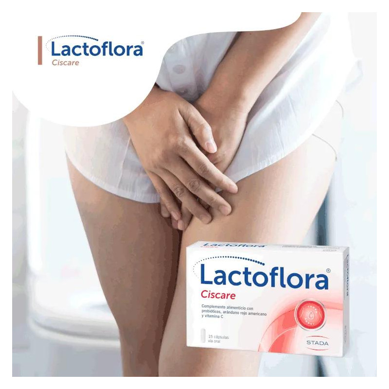 Lactoflora Ciscare Probiótico Arándano Rojo Bienestar Urinario 15 Cápsulas