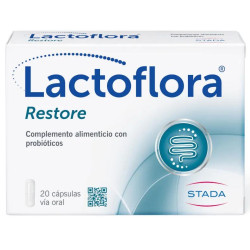 Lactoflora Probiótico Restore Equilibrio Intestinal 20 Cápsulas