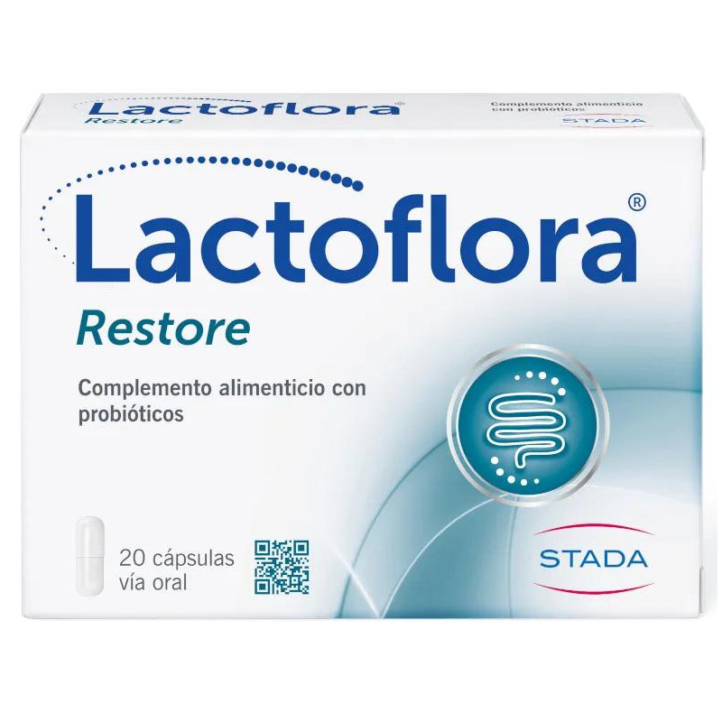 Lactoflora Probiótico Restore Equilibrio Intestinal 20 Cápsulas