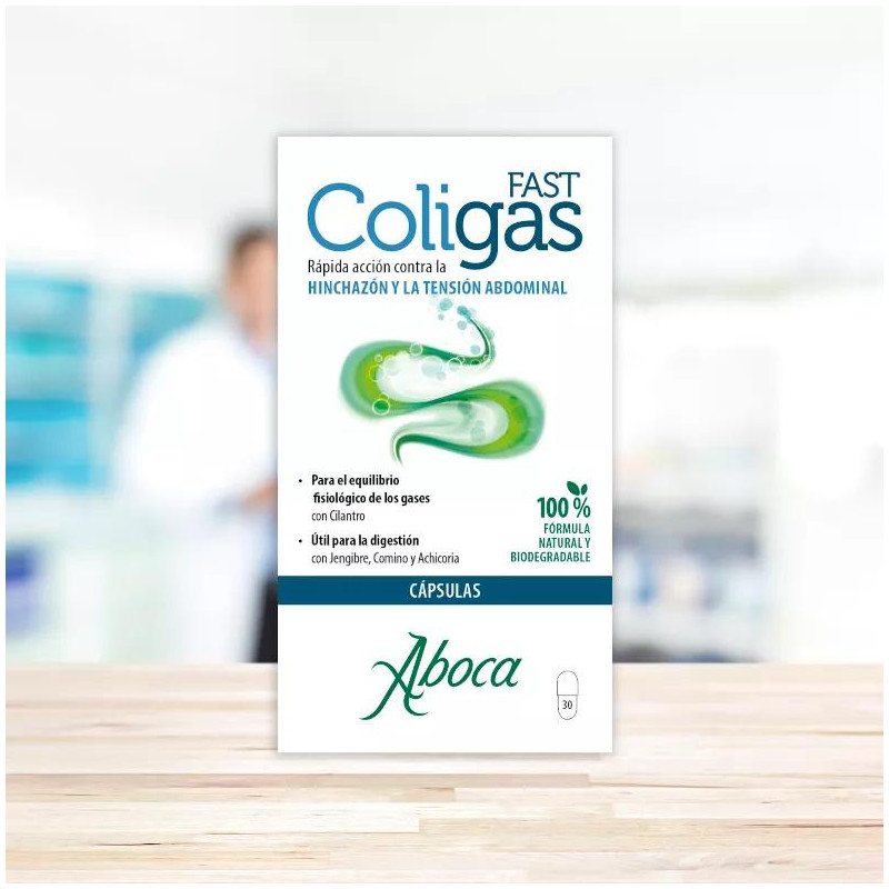Aboca Coligas Fast Gases 30 Cápsulas