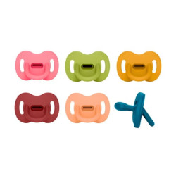 Suavinex Colour Essence Chupete Todo Silicona Tetina Fisiológica SX Pro 0-6 m