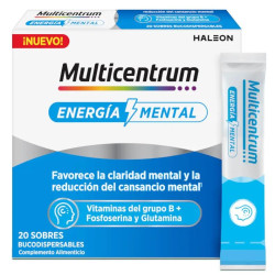 Multicentrum Energía Mental 20 Sobres Bucodispersables