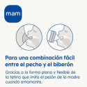 MAM Tetina 3 Flujo Rápido +4m 2 uds