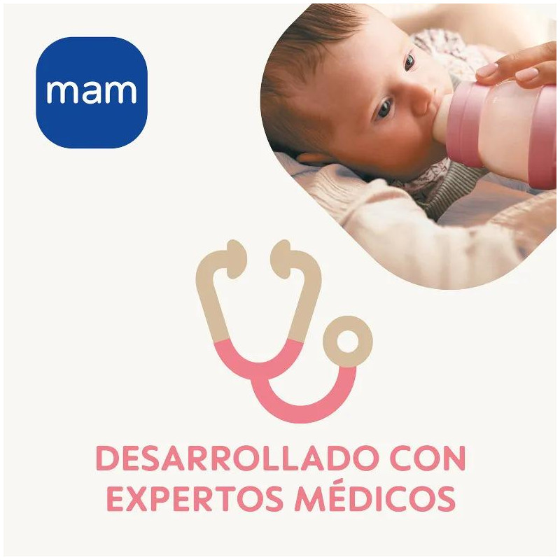MAM Tetina 3 Flujo Rápido +4m 2 uds