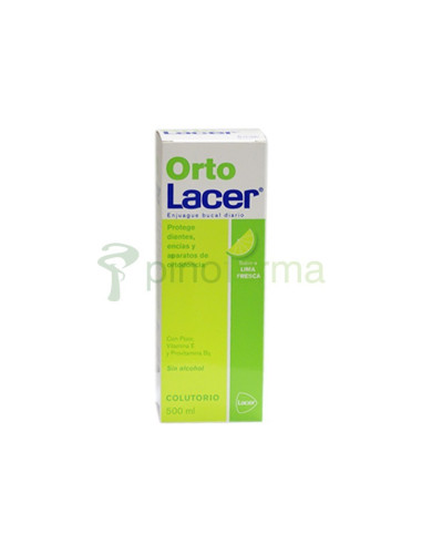 ORTOLACER ORTODONCIA COLUTORIO LIMA FRESCA, 500 ML