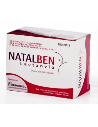 NATALBEN LACTANCIA, 60 CÁPSULAS