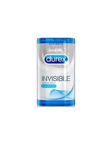 DUREX PRESERVATIVOS INVISIBLE EXTRA SENSITIVO, 12 UDS.
