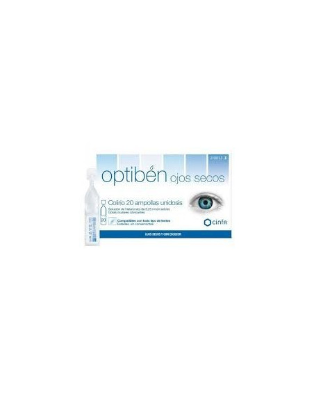 OPTIBEN OJOS SECOS GOTAS UNIDOSIS SEQUEDAD OC