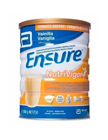 ENSURE NUTRIVIGOR POLVO VAINILLA, 850 G