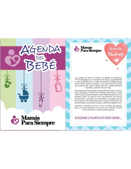 AGENDA DEL BEBÉ MAMAS PARA SIEMPRE