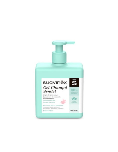 SUAVINEX GEL-CHAMPÚ SYNDET, 500 ML