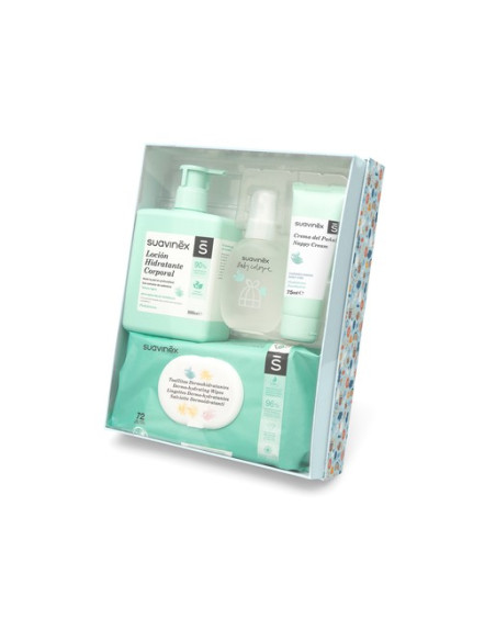SUAVINEX CANASTILLA DE REGALO PARA BEBÉ, AZUL