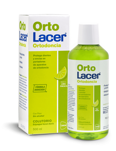 ORTOLACER ORTODONCIA COLUTORIO LIMA FRESCA, 500 ML