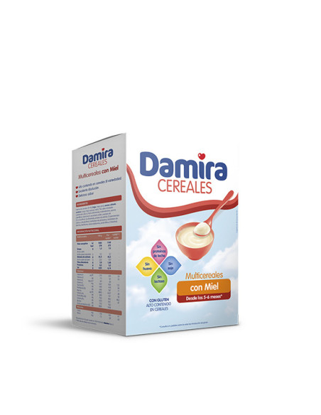 DAMIRA MULTICERALES CON MIEL, 600 G