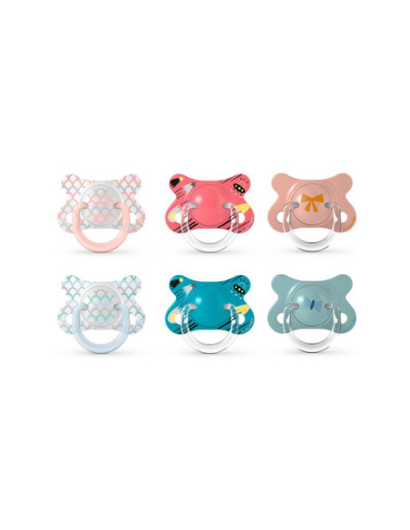 SUAVINEX CHUPETES PRÊT-À-PORTER, 2-4 M  2 UDS.