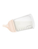 SUAVINEX BIBERÓN ANTICÓLICO ZERO-ZERO FLUJO ADAPTABLE +0 M 180 ML, TONO LIGHT