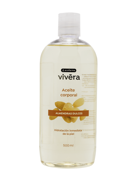 ACOFARMA VIVERA ACEITE CORPORAL DE ALMENDRAS DULCES, 500 ML