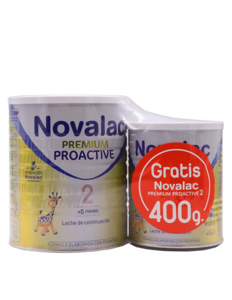 NOVALAC PREMIUM PROACTIVE 2 LECHE 800g + 400g GRATIS