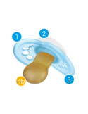 MAM CHUPETE LATEX ORIGINAL +6 M, 2 UDS.