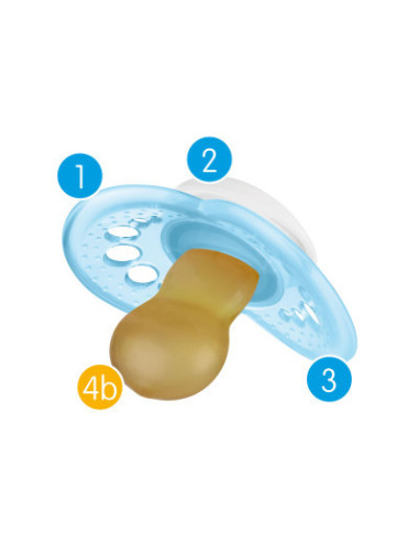 MAM CHUPETE LATEX ORIGINAL +6 M, 2 UDS.