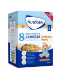 NUTRIBEN 8 CEREALES CON GALLETA MARÍA, 600 G