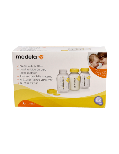 MEDELA BOTELLA-BIBERON 150 ML, 3 UDS.