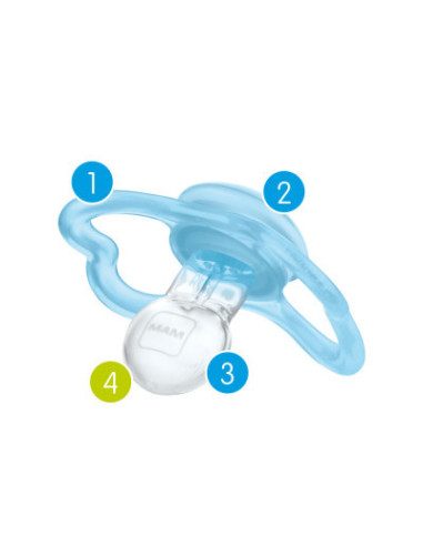 MAM CHUPETE SILICONA SUPREME COLOR NEUTRO, +6 M