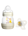 MAM BIBERÓN ANTICOLICO EASY START, 130 ML + CHUPETE START 0-2 M