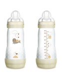 BIBERÓN ANTICÓLICO MAM ANTICOLIC EASY START MARFIL, 320 ML