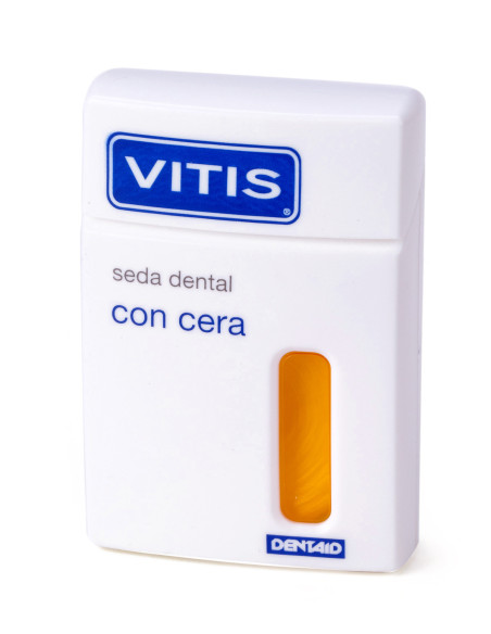 VITIS SEDA DENTAL CON CERA, 50 M