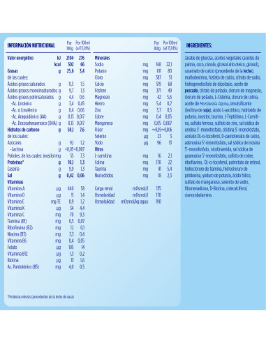 ALMIRON SIN LACTOSA, 400 G