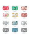SUAVINEX CHUPETES PRINTS TETINA FISIOLOGICA SX PRO SILICONA 6-18 M, 2 UDS.