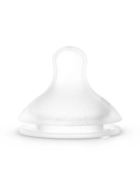 SUAVINEX BIBERON DE FLUJO DENSO PRINTS CON TETINA FISIOLÓGICA SX PRO, 360 ML