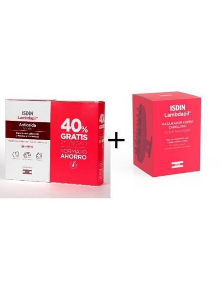 ISDIN PACK LAMBDAPIL LOCIÓN ANTICAIDA. 40 % GRATIS