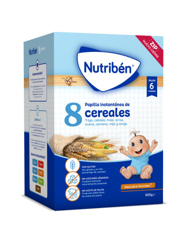 NUTRIBEN 8 CEREALES, 600 G