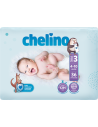 CHELINO PAÑAL INFANTIL FASHION & LOVE T-3 (4-10 KG), 36 PAÑALES