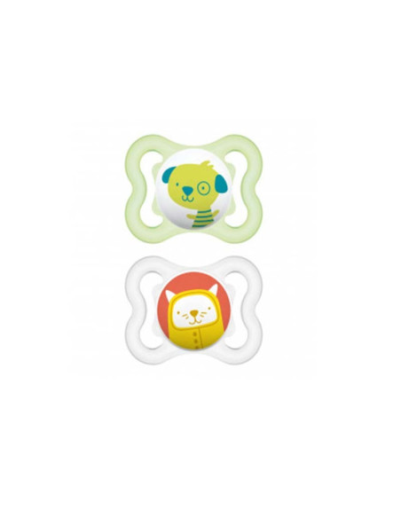 MAM CHUPETE SILICONA AIR 0-6 M, 2 UDS.