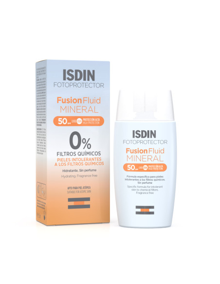 ISDIN FOTOPROTECTOR FUSION FLUID MINERAL SPF 50, 50 ML