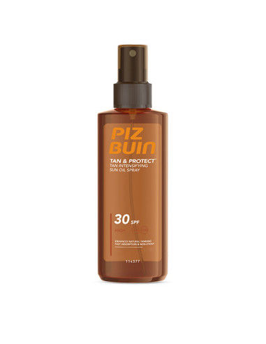 PIZ BUIN TAN & PROTECT ACEITE EN SPRAY ACELERADOR DEL BRONCEADO SPF 30, 150 ML