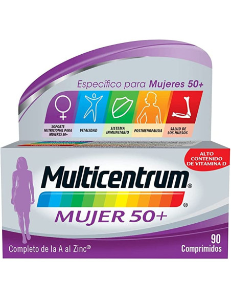MULTICENTRUM MUJER 50+, 90 COMP.