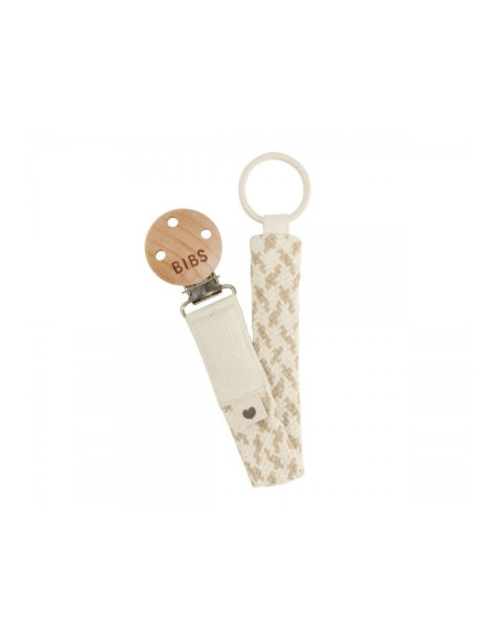 BIBS  CHUPETERO TRENZADO IVORY/VANILLA