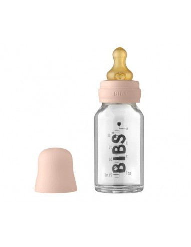 BIBS BIBERÓN CRISTAL BLUSH, 110 ML