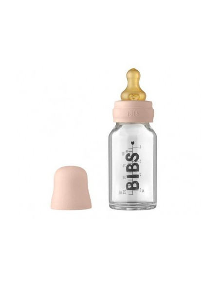BIBS BIBERÓN CRISTAL BLUSH, 110 ML