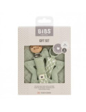 BIBS PACK REGALO MIS PRIMEROS 6 MESES, COLOR SAGE